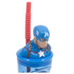 Picture of CAPTAIN AMERICA 3D FIGURINE BOTTLE 360ML